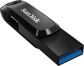 SanDisk Ultra Dual Drive Go 64 GB - USB-stick smartphone/tablet Zwart 64 GB USB 3.2 Gen 1 (USB 3.0), USB-C