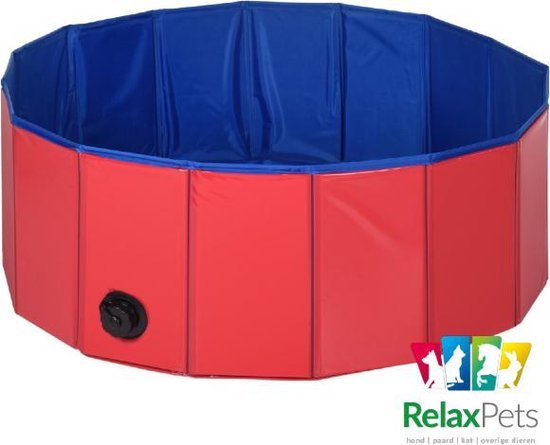 RelaxPets - Hondenzwembad - Rood - Ø80 x 30 cm