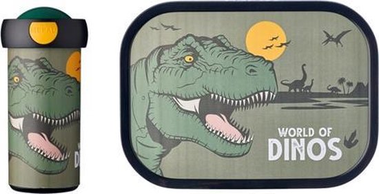 Dino Lunchset Mepal - Schoolbeker + Lunchbox | bol.com