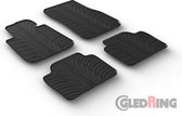 Gledring Rubbermatten passend voor BMW 3 serie F30/F31 2012-2019 (T profiel 4-delig + montageclips)
