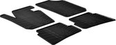 Tapis en caoutchouc Gledring adaptés pour Seat Ibiza 6J 2008-2017 (profil T 4 pièces + clips de montage)