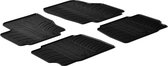 Gledring Rubbermatten passend voor Ford Mondeo 5 deurs 2007-2011 (T profiel 4-delig + montageclips)