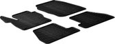 Gledring Rubbermatten passend voor Ford Focus 3/5 deurs + ST 2011-2015 (T profiel 4-delig + montageclips)