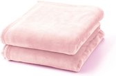 Dutch Decor FLANEL - Plaid nude 150x200 cm - roze