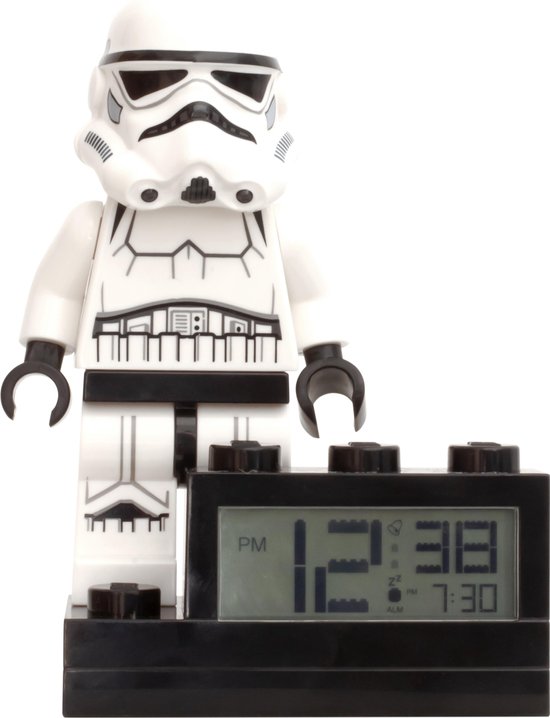 backup Chemie grens Lego - Star Wars wekker: Stormtrooper | bol.com