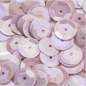 4000 Sequins Baby Pink AB Color - 6 mm - 40 grammes