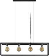 Straluma Frame Hanglamp "Haz"-  Metaal - Zwart - Eettafellamp - Modern