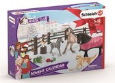 Schleich Adventskalender 97875 - Paard Speelfigurenset - Horse Club - 29,5 x 49 x 40 cm