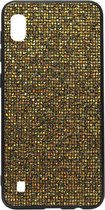 ADEL Siliconen Back Cover Softcase Hoesje Geschikt voor Samsung Galaxy A10/ M10 - Bling Bling Goud