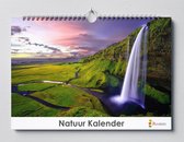 Natuurkalender 35x24 cm | Verjaardagskalender Natuur | Verjaardagskalender Volwassenen