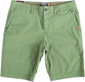 Superdry stevig zacht twill katoen chino stretch short dry militairy green - Maat  W29