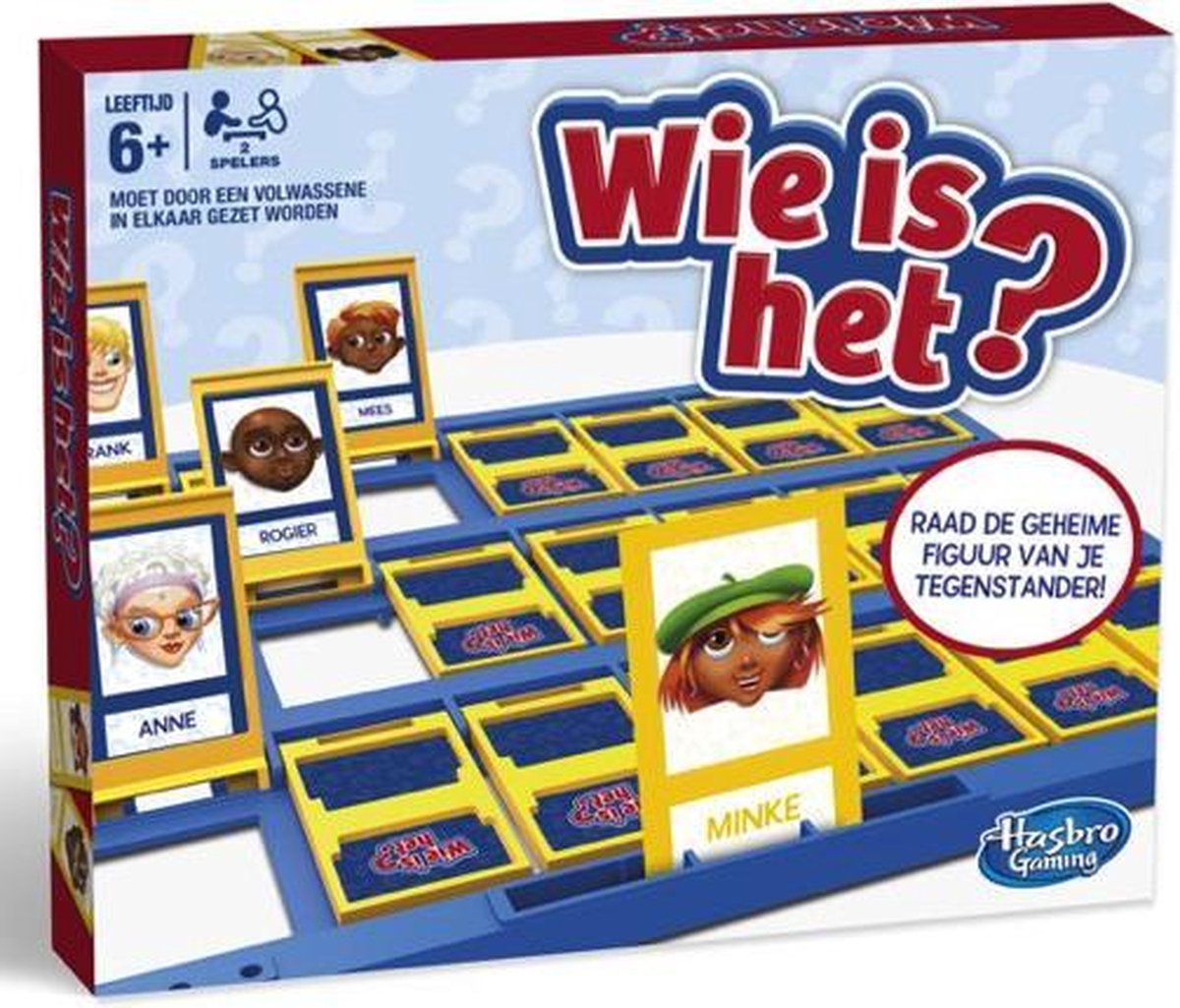 Intens lip serveerster Hasbro - Wie Is Het? - Kinderspel | Games | bol.com