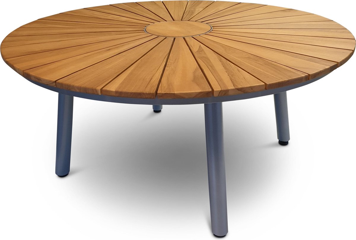 Gemoedsrust Vriend Onderhandelen Atlantis Outdoor - Tafel - Hout en Aluminium - Naturel/Grijs | bol.com