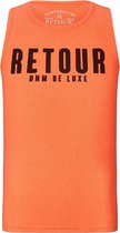Retour Jeans Meisjes Topje - Neon coral - Maat 110