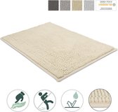 Beautissu Beaumare WR – Badmat Antislip 80x50cm – Douchemat Badkamer Creme