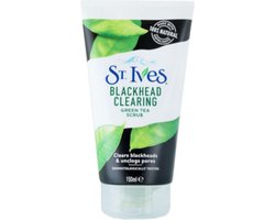 ST. IVES BLACKHEAD CLEARING GREEN TEA SCRUB 150ML bol