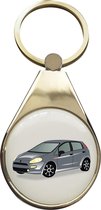 sleutelhanger - RVS - Fiat - Punto - Grande Punto - Evo