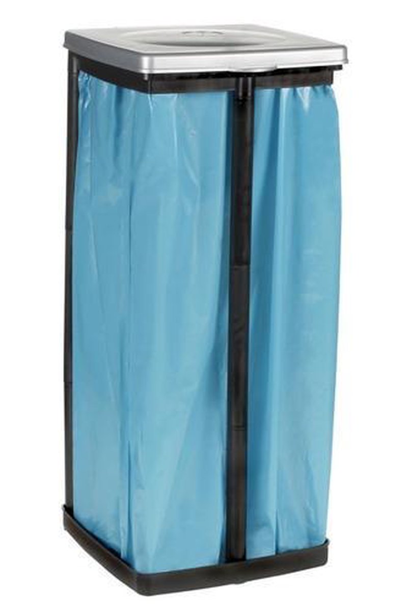 Keeeper - Vuilniszakhouder - zaken met een inhoud van 60-120 liter - Zilver