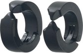 Kaisa Jewelry Clip oorbellen zwart - stainless steel