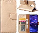 Xssive Hoesje voor Huawei Mate 20 Lite - Book Case - Goud