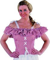 Costume des fermiers du Tyrol et de l'Oktoberfest | Séduisante Blouse Dirndl Angelica Brabant Fourrure Femme | Petit | Fête de la bière | Déguisements