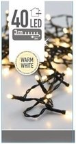 Kerstverlichting warm witte kerstlampjes 40 lichtjes