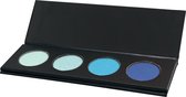 Oogschaduw Palet 4 kleuren, blauw/ groen