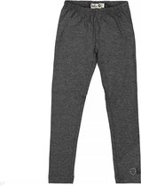 LoFff Meisjes Legging (lang) Z9113-01A - Donkergrijs - Maat 110-116