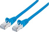 Intellinet CAT 6, S/FTP, 0.5 m netwerkkabel 0,5 m Cat6 S/FTP (S-STP) Blauw