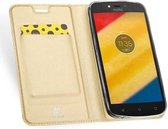 Motorola Moto C hoesje - Dux Ducis Skin Pro Book Case - Goud