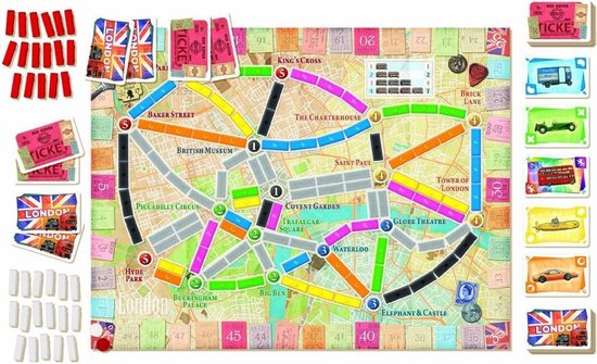 Thumbnail van een extra afbeelding van het spel Ticket to Ride London - Bordspel