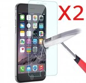 2x Screenprotector Geschikt voor Apple iPhone 6/6s/7/8 - Tempered Glass Screenprotector