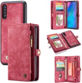 CaseMe Vintage Wallet Case Huawei P30 - Rood