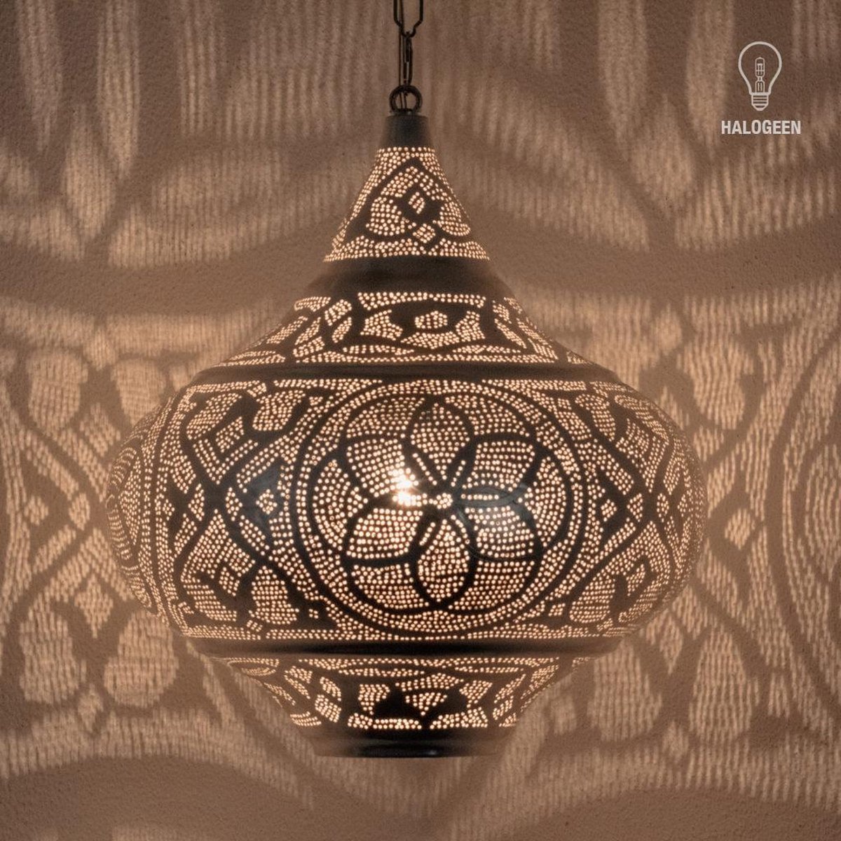 Oosterse Arabische Filigrain Hanglamp Zilver “Shula” – Marokkaanse  Woonkamer Plafond... | bol.com