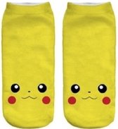 Pikachu - Pokemon Unisex Enkelsokken Maat 36-41