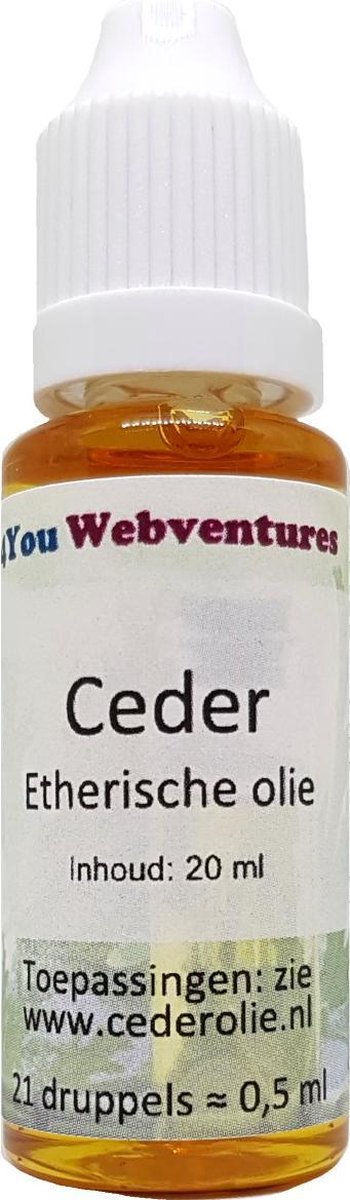 Goedkoopste Pure etherische cederolie - 40 ml (2x 20 ml) - etherische olie - essentiële ceder olie