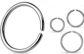 Multifunctionele Buigbare Piercing Ring-1.2 mm-10 mm