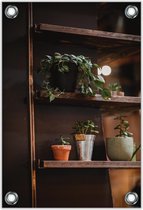 Tuinposter –Plantenrek– 40x60cm Foto op Tuinposter (wanddecoratie voor buiten en binnen)