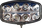 Vision-Q LED Verstraler - 12/24Volt - Gekeurd - Grootlicht - Zwart
