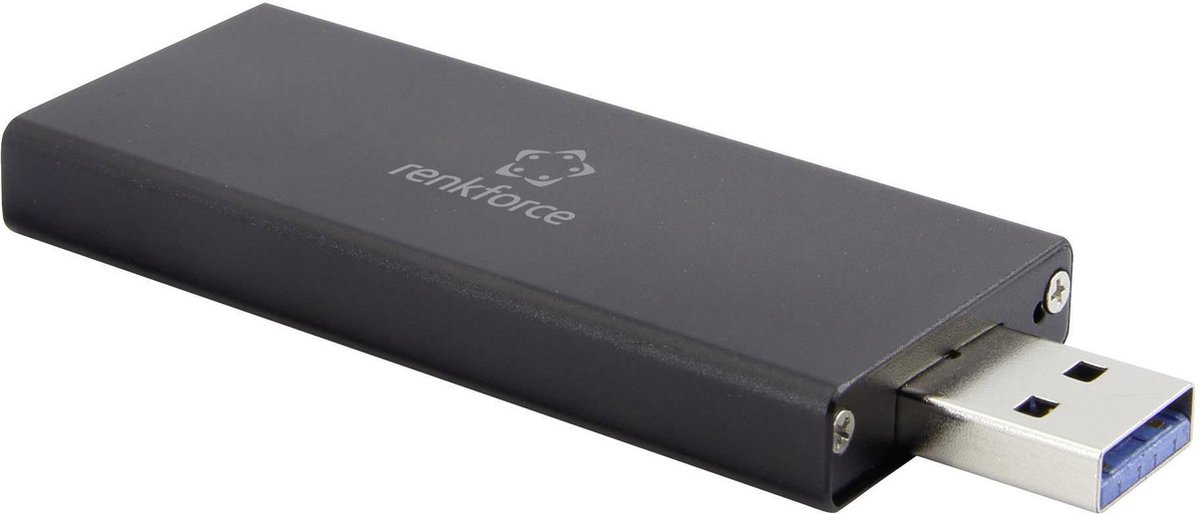 Renkforce RF-4521561 M.2 SSD-behuizing USB-A 3.0 5 GBit/s M.2 SATA 2230, 2242 RF-4521561