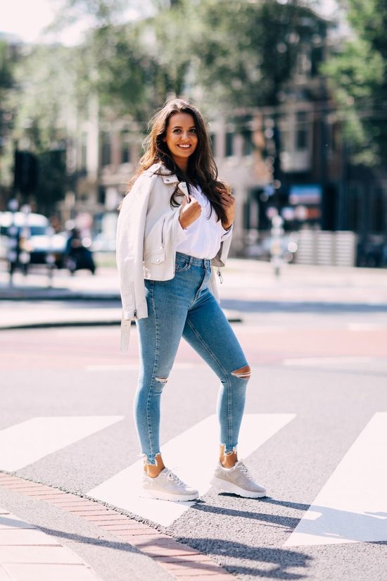 Tango | Kady fat 10-g paulien tilstra lt beige suede jogger - off white  sole | Maat: 37 | bol.com