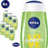 Bol.com NIVEA Love Outdoors Lemon & Oil Douchegel - 6 x 250 ml - Voordeelverpakking aanbieding