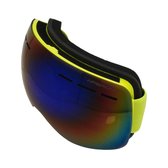 Apeirom Columba Ski/Snowboard - Geel TPU Frame - Snowboardbril Unisex - DUBBEL Layer Lens Colorfull True Revo - UVA 400 - UVB - UVC - Bescherming - Hypo-Allergeen Afdichting