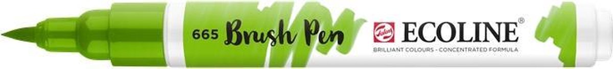 Talens Ecoline 665 markeerstift 665 - Lentegroen