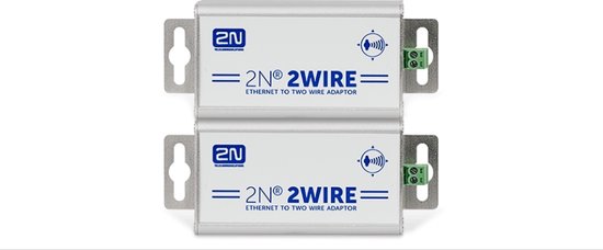 2N 2WIRE-SET OF 2 ADAPTORS Signaalomvormer Aluminium, Metallic