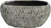 Lava Potten Serie - Schaal Lava Ovaal 37x20x17,5cm Steengrijs