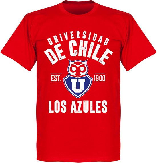 Universidad de Chile Established T-Shirt - Rood - S