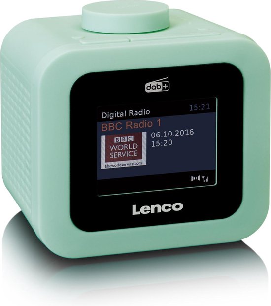 Lenco CR-620GN - Wekkerradio met DAB - Alarmfunctie - Groen