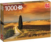 Jumbo Premium Collection Puzzel Zonsondergang in Toscane - Legpuzzel - 1000 stukjes