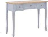 Sidetable Grijs (Incl Dienblad) / woonkamer tafel/ slaapkamer tafel / salontafel / wandtafel / Decoratietafel